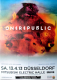 ONEREPUBLIC - 2013 - Plakat - In Concert - Native Tour - Poster - Dsseldorf