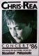 REA, CHRIS - 1986 - In Concert - Just passing Through Tour - Poster - Dsseldorf