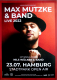 MUTZKE, MAX - 2022 - Live In Concert Tour - Poster - Hamburg