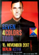 SEVEN - 2017 - Live In Concert - 4 Colors Tour - Poster - Berlin