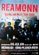 REAMONN - 2009 - Live In Concert - Million Miles Tour - Poster - Oberhausen