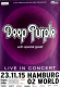 DEEP PURPLE - 2015 - Plakat - Live In Concert Tour - Poster - Hamburg