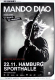 MANDO DIAO - 2019 - In Concert - Bang Your Head - Poster - Hamburg - BAU22