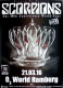 SCORPIONS - 2016 - In Concert - 50 Anniversary Tour - Poster - Hamburg A
