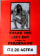LEFT BOY - 2020 - Plakat - In Concert - Ferdinand Tour - Poster - Berlin