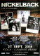 NICKELBACK- 2016 - Plakat - Live In Concert Tour - Poster - Kln
