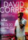 CORREY, DAVID - 2020 - In Concert - Urban Rock Tour - Poster - Hamburg