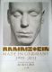 RAMMSTEIN - 2011 - Promotion - Plakat - Made in Germany - Poster