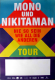MONO & NIKITAMAN - 2018 - In Concert - Nie So Sein... Tour - Poster