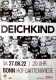 DEICHKIND - 2022 - In Concert - Wer Sagt Denn Das Tour - Poster - Bonn