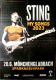 STING - THE POLICE - 2023 - In Concert - My Songs Tour - Poster - Mnchengladbach