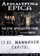 APOCALYPTICA - 2023 - In Concert - Epic Apocalypse Tour - Poster - Hannover