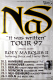 NAS - 1997 - Plakat - In Concert - Hip Hop - It was Written Tour - Poster B