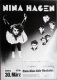 HAGEN, NINA - 1980 - Plakat - Live In Concert Tour - Poster - Wiesbaden