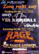 ZONS ROCKT - 2017 - Live In Concert - V�lkerball - Rage - Poster - Dormagen