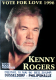 ROGERS, KENNY - 1996 - In Concert - Vote For Love Tour - Poster - Dsseldorf
