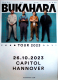 BUKAHARA - 2023 - Live In Concert - Tales Of The Tides Tour - Poster - Hannover
