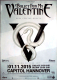 BULLET FOR MY VALENTINE - 2015 - In Concert - Venom Tour - Poster - Hannover