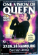 ONE VISION OF QUEEN - 2024 - Marc Martel - In Concert Tour Poster - Hamburg