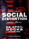 SOCIAL DISTORTION - 2025 - Bell Rays - Live In Concert Tour - Poster - Hamburg