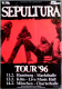 SEPULTURA - 1996 - Live in Concert - Roots Tour - Poster - B