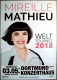 MATHIEU, MIREILLE - 2018 - Live In Concert - Welt Tour - Poster - Dortmund