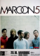 MAROON 5 - 2002 - Plakat - Live In Concert - Songs... Tour - Poster - Hamburg