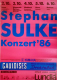 STEPHAN SULKE - 1986 - Plakat - Live In Concert Tour - Poster