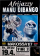 MANU  DIBANGO - 1987 - Plakat - In Concert - Big Blow Tour - Poster - Düsseldorf