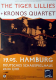 TIGER LILLIES - 2003 - Konzertplakat - Kronos Quartet - Tourposter - Hamburg