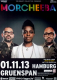 MORCHEEBA - 2013 - Konzertplakat - Head Up High - Tourposter - Hamburg