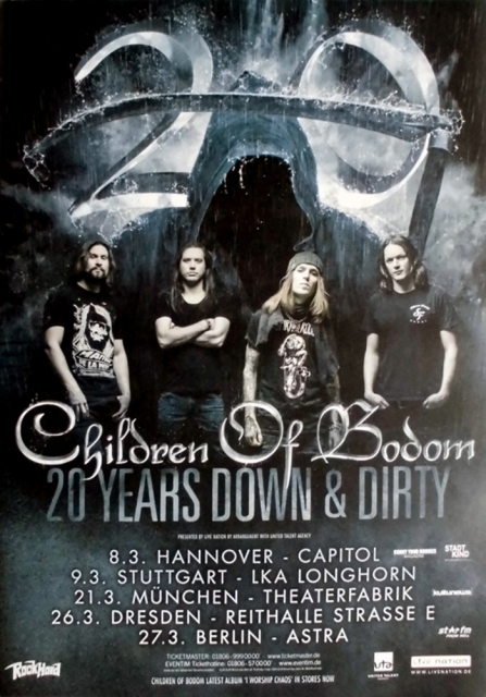 20 years down and dirty children of bodom