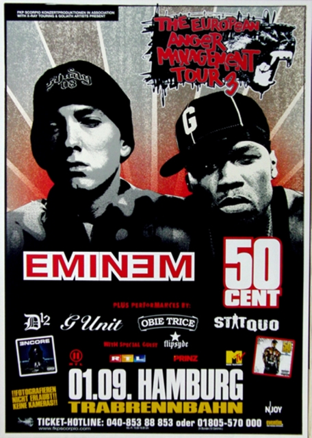 eminem europe tour 2001