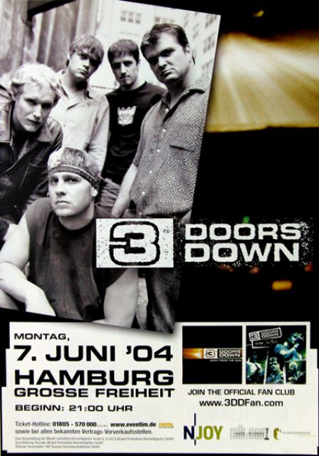 3 doors down tour 2004