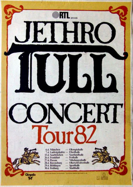 jethro tull tour 1982