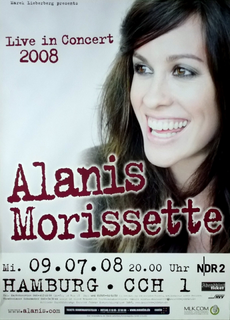 alanis morissette tour poster