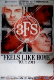 3FS - 3 FEET SMALLER - 2011 - In concert - Feels like Home Tour - Poster