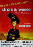 STROM & WASSER - 2011 - Plakat - Akkustik Musik - Poster - Mnchen