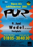 PUR - 2001 - Live In Concert - Laith Al-Deen - Jubilumstour - Poster - Wedel