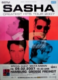 SASHA - 2007 - Live in Concert - Greatest Hits Tour - Poster - Hamburg