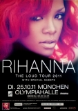 RHIANNA - 2011 - Konzertplakat - In Concert - Loud - Tourposter - Mnchen
