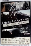 AMERICAN AUTHORS - 2014 - Plakat - In Concert - Oh What A Life Tour - Poster