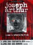 ARTHUR, JOSEPH - 2000 - In Concert - Come to where Im From Tour - Poster