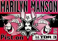 MARILYN MANSON - 1996 - Plakat - Kozik - In Concert Tour - Poster - Düsseldorf