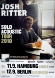 RITTER, JOSH - 2010 - In Concert - Solo Acoustic Tour - Poster - Hamburg