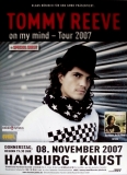 REEVE, TOMMY - 2007 - Live In Concert - On my Mind Tour - Poster - Hamburg