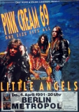 PINK CREAM 69 - 1991 - Plakat - Little Angles - in Concert Tour - Poster - Berlin