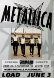 METALLICA - 1996 - Live In Concert - Load Tour - Poster - Oldenburg