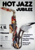 HOT JAZZ JUBILEE - 1984 - Plakat - Chris Barber - Papa Bue - Poster - Berlin