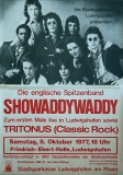 SHOWADDYWADDY - 1977 - Plakat - In Concert Tour - Poster - Ludwigshafen